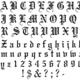 Old english letters