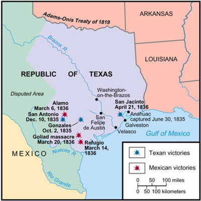 Timeline: The Texas Revolution