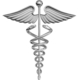 Medical symbol chrome
