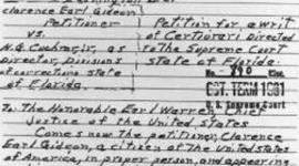 Timeline: Gideon v. Wainwright - One man changes the Constitution