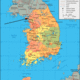 South korea map