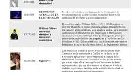 Timeline: historia de la electricidad