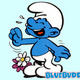 Smurfs color pictures laughing smurf
