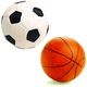 3 vinyl ball basketball or soccer ball