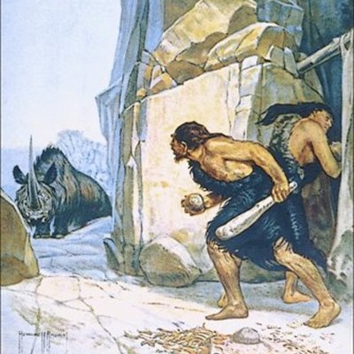 Timeline: cave man time line