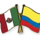 Flag pins mexico colombia