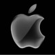 Apple logo black