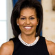 Michelle obama official portrait headshot