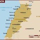 Map of lebanon