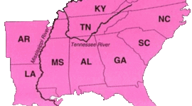 Timeline: When the States in the Southeast Region Gained Statehood