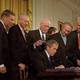 Bush signs patriot act 2001