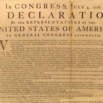 Timeline: Declaration of independence