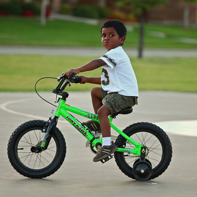 Timeline: first time riding a bicycle