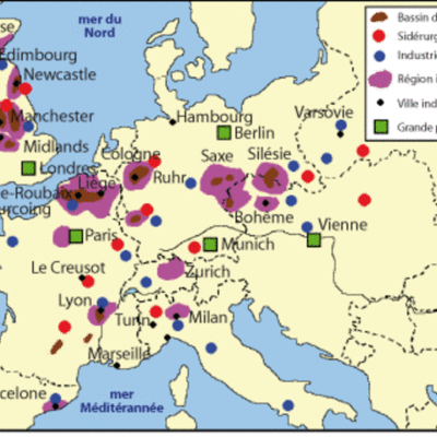 Timeline: New technologies and changes in the Industrial Revolution