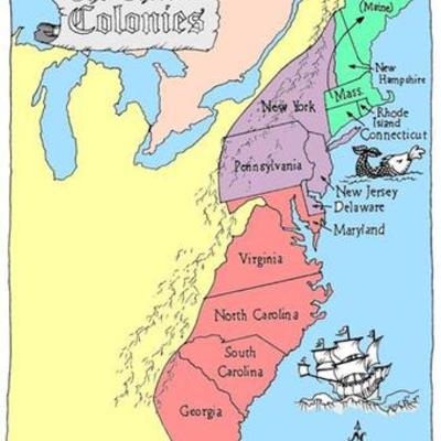 Timeline: Growth of the 13 Colonies from 1600-1770 (Moore and Hallock)