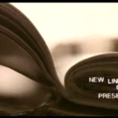 Timeline: New Line Cinema Presents. 3 secons in. Shows the company name