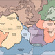 Plate tectonics map
