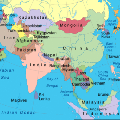 Timeline: South and East Asia