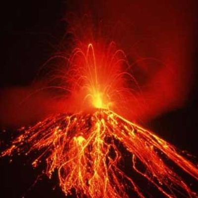 Timeline: the volcano
