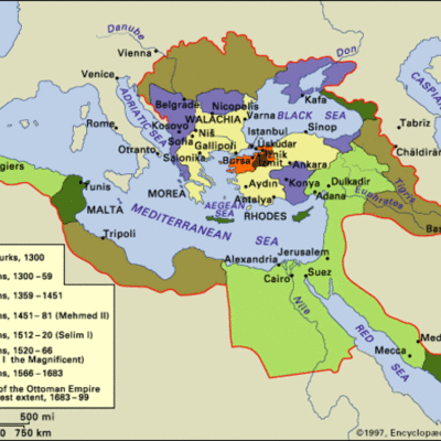 Timeline: The  Ottoman Empire in the Middle East: Economics and Warfare by Reggie St. Louis