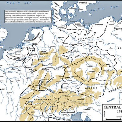 Timeline: Events in Central Europe from 1740 to 1775