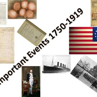 Timeline: Important Events 1750-1919