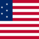 800px us flag 13 stars svg