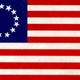 Colonial american flag
