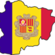 Andorra flag map