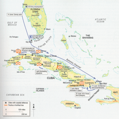 Timeline: Spanish American War