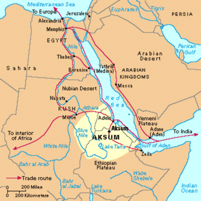 Timeline: Eastern African Kingdom of Aksum