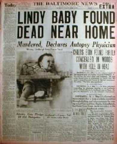 Charles Lindbergh Baby Case Study 1 Timeline Timetoast Timelines