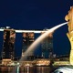 Marina bay sands view from merlion