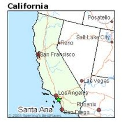 Timeline: HISTORY OF SANTA ANNA, CALIFORNIA