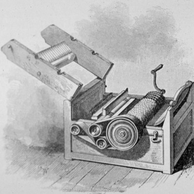 Timeline: 1793 Eli Whitney invented the cotton gin, a machine that separated the seeds from the cotton.