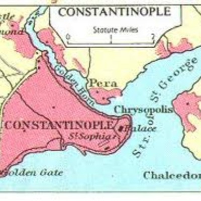 Timeline: Constantine moved moved the capital of the Eastern Empire to Constantinople.