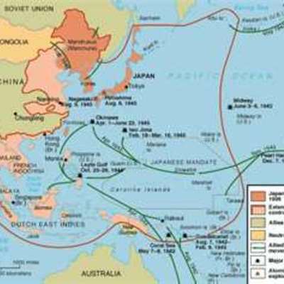 Timeline: The war in the pacific