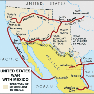 Timeline: Events of the Mexican American War