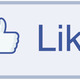 Facebook like button big