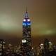 Empire state building in new york night view 4360
