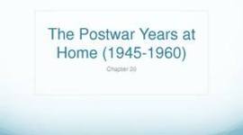 Timeline: THE POSTWAR YEARS AT HOME