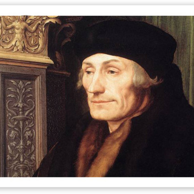 Timeline: Erasmo da Rotterdam nasce a Rotterdam nel 1466 e muore a Basilea il 12 Luglio 1536
