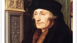 Timeline: Erasmo da Rotterdam nasce a Rotterdam nel 1466 e muore a Basilea il 12 Luglio 1536