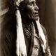 Indian in war bonnet