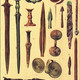 Bronze age weapons romania