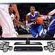 Lg infinia 55lw5600 55 inch led tv and lg bd670 blu ray player and 4 pairs of 3d glasses