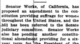 Timeline: history of te ameican suffragist movement