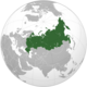 Russian federation (orthographic projection)