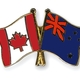 Flag pins canada new zealand