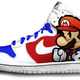 Paper mario custom nike dunks